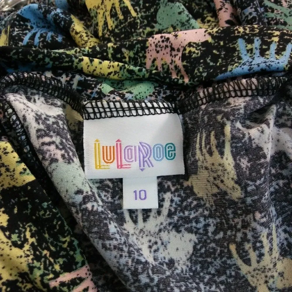 KIDS Size 10 Lularoe Azure Fit Flare Skirt